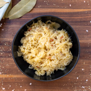 Sauerkraut mit Speck
