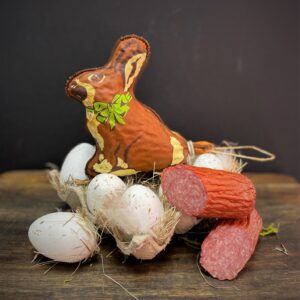 Osterhasenwurst - Füllung: Gissinger Spezial