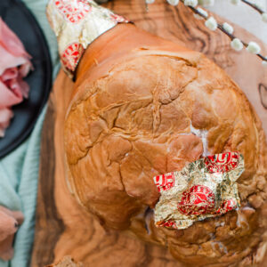 Beinschinken klein am Knochen